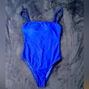 Relleciga Royal Blue One Piece Bathing Suit